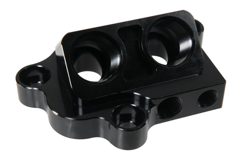 Coyote Ford Oil Remote Oil Filter Adapter Fits Gen 1-3 engines by Fluidworks