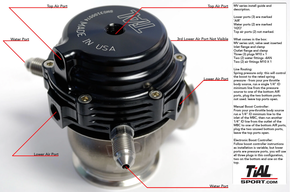 TiALSport MVR 44mm Wastegate