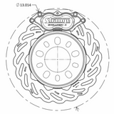 Strange Evolution Dynamic Drive Mount Front Brake Kit 2015-2023 Ford Mustang - 4 1/2" B.C. Evolution S Rotors, 4 Piston Billet Evolution 4 Calipers With DTC-30 Semi Metallic Pads