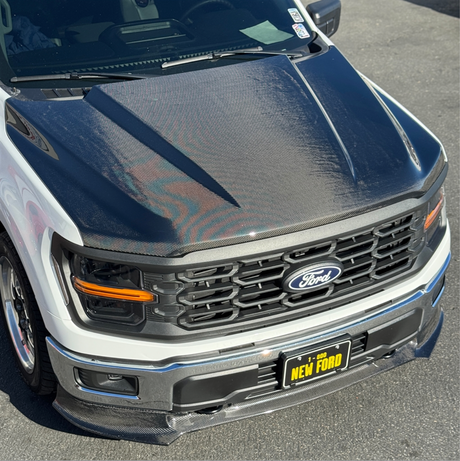2021-25 F150 RK Sport Cowl Hood in Carbon Fiber
