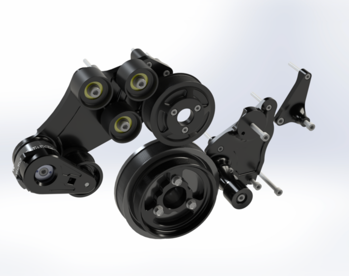 2021-2026 Ford F-150 5.0L - Whipple 10-Rib Belt System Upgrade (Whipple Supercharger Equipped)