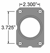 Strange Pro Series Rear Brake Kit For 05-14 Mustang OEM Ends 1 Pc Rotors, 4 Piston Calipers & DTC-30 Brake Pads