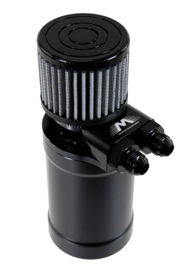Top Loader Billet Internally Baffled Oil Catch Can (Dual 10AN Port)