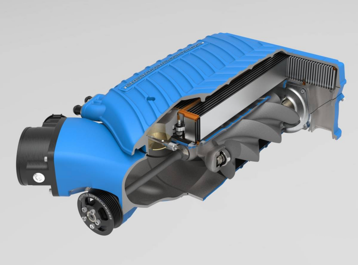 Whipple Gen 6 3.0L Inverted Supercharger Kit - Ford 7.3L Godzilla
