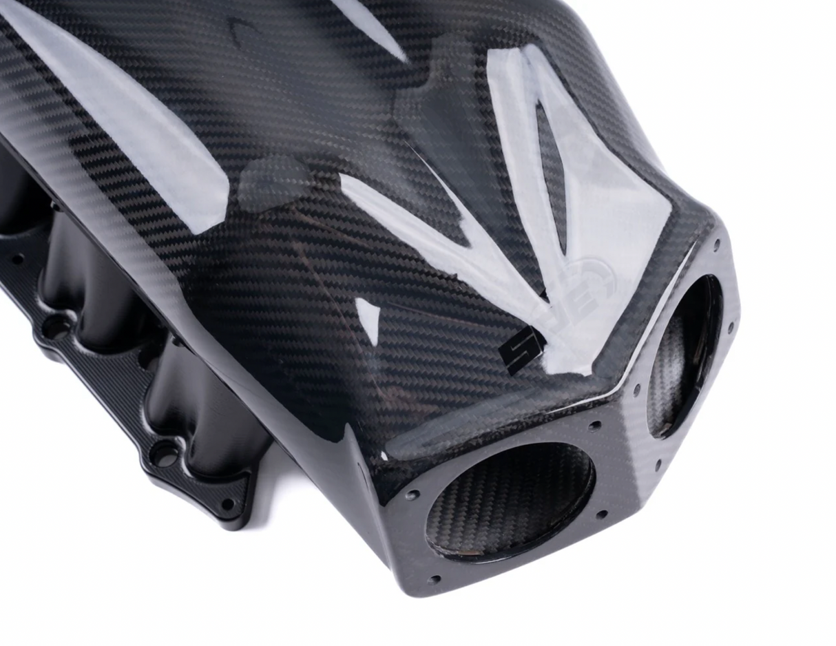 SPE MOTORSPORT FORD MUSTANG S650 CARBON FIBER INTAKE MANIFOLD- FITS 2024+ MUSTANG 5.0L