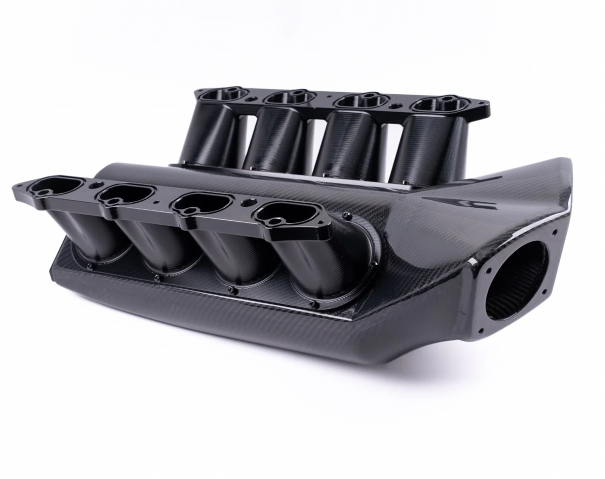 SPE MOTORSPORT FORD MUSTANG S650 CARBON FIBER INTAKE MANIFOLD- FITS 2024+ MUSTANG 5.0L
