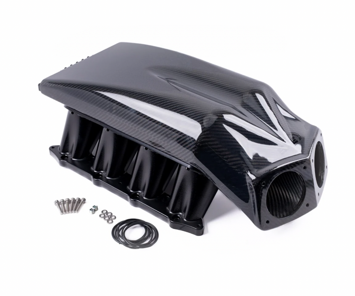 SPE MOTORSPORT FORD MUSTANG S650 CARBON FIBER INTAKE MANIFOLD- FITS 2024+ MUSTANG 5.0L