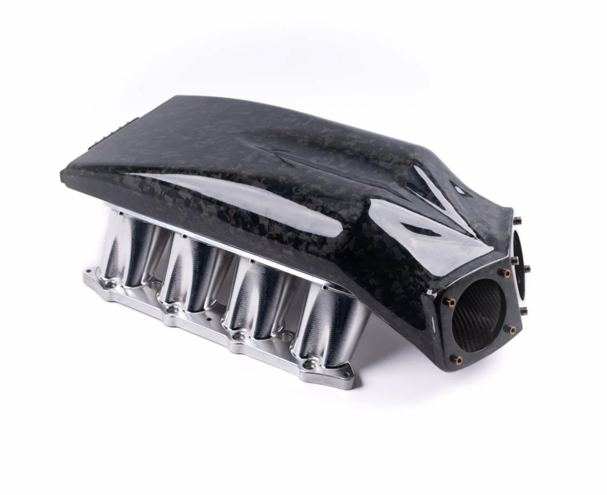SPE MOTORSPORT FORD MUSTANG S650 CARBON FIBER INTAKE MANIFOLD- FITS 2024+ MUSTANG 5.0L