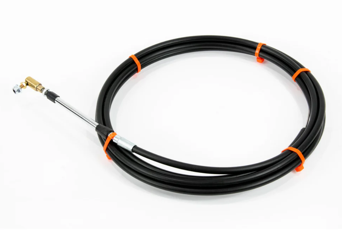 Motion Raceworks Black Billet CO2 Activated Parachute Handle Release Lever & Cable Mount Kit