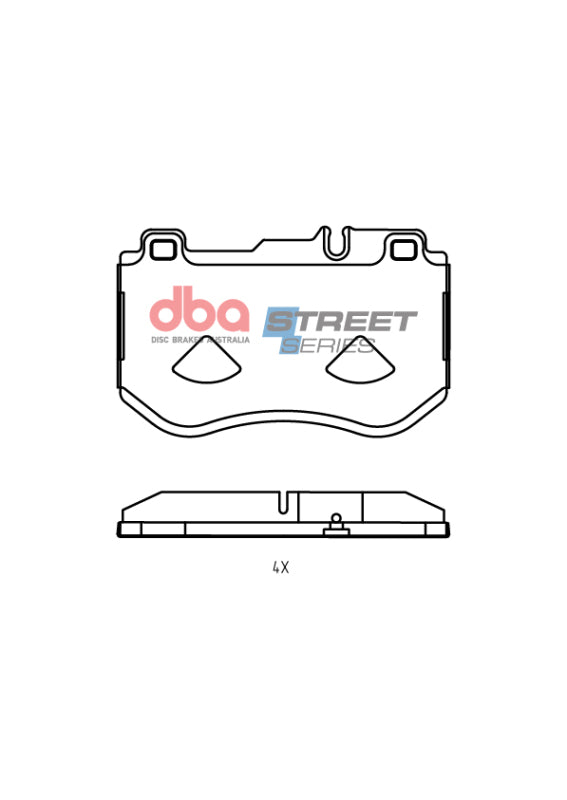 DBA 19-20 Mercedes-Benz C300 AMG Sport Package Front Street Series Brake Pads