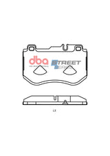 DBA 19-20 Mercedes-Benz C300 AMG Sport Package Front Street Series Brake Pads