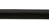 Vibrant -20 AN Black Nylon Braided Flex Hose (2 foot roll)