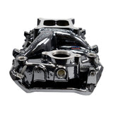 Edelbrock RPM Air-Gap Intake Manifold for Big-Block Chevy Oval Port - Black Plasma Finish