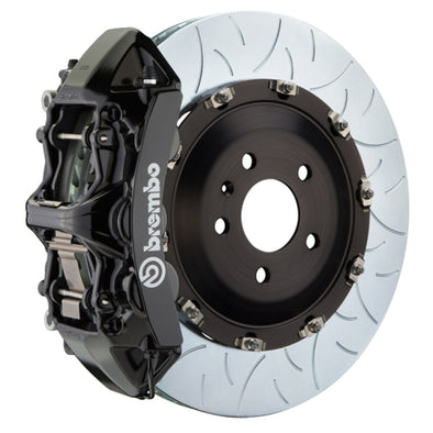 Brembo 15-23 Mustang GT (S550) Front GT BBK 6 Piston Cast 405x34 2pc Rotor Slotted Type-3-Black