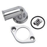 Edelbrock Waterneck SBC/BBC 90-Degree Two-Piece Cast Swivel Polished