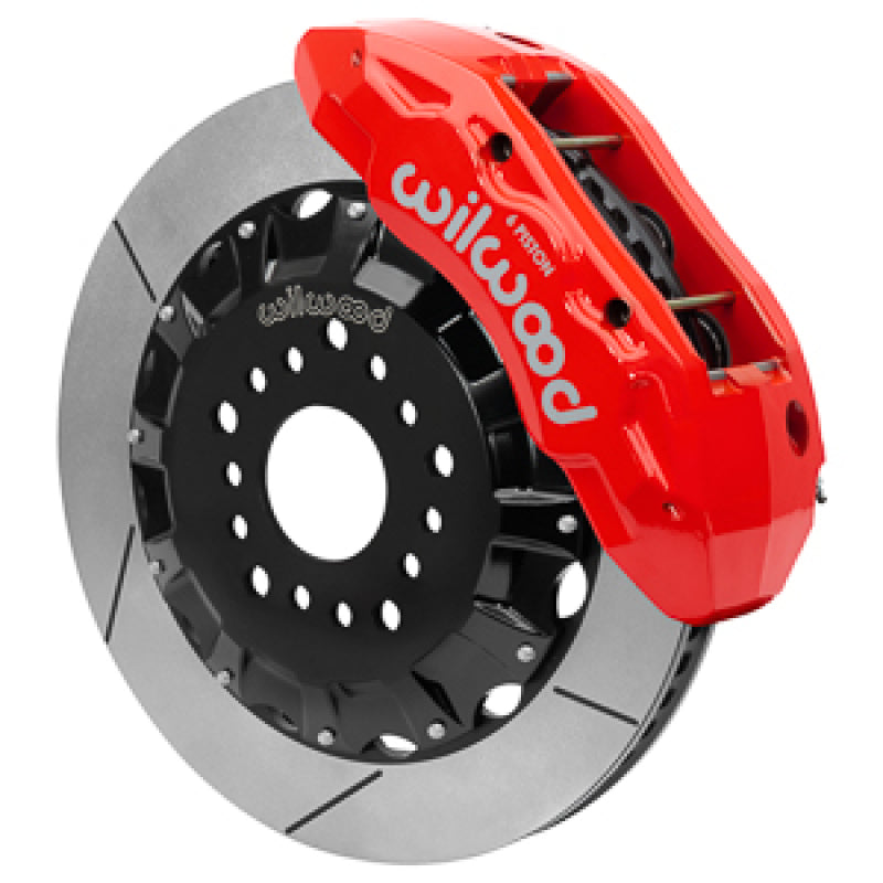 Wilwood 63-70 Chevy C10 TX6R Front Kit w/ 16in Rotors & Lines - Red
