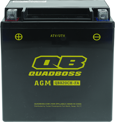 QuadBoss 10-20 Suzuki LT-A500F KingQuad Maintenance-Free AGM Battery