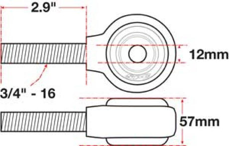 SPC Performance xAxis Rod End Ball Joint