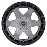 Weld Off-Road Ridge 20x9 - 6x135 / 6x139.7 BP - ET0 - 106.1mm CB - Satin Gunmetal Wheel (Black Ring)