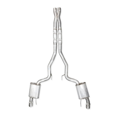 Stainless Works 2024 Mustang GT Catback Dual Tips Legend Sound X-Pipe Performance Connect Exhaust