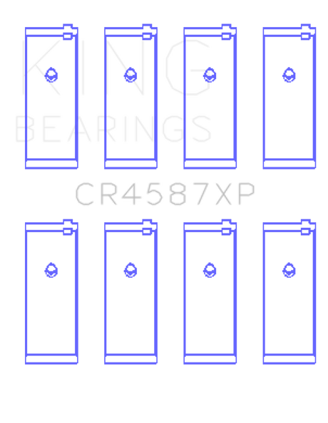 King Engine Bearings Nissan SR20DET (GTiR FWD) 16V Performance Rod Bearing Set - Size STD