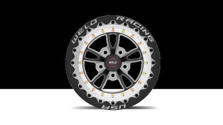 Weld Full Throttle 1-Piece 15x8 / 5x4.5 BP / 3.5in. BS Black Wheel