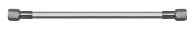 Goodridge 9in Universal Oil Line Assembly w/Clear Fittings