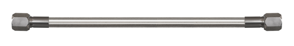 Goodridge 9in Universal Oil Line Assembly w/Clear Fittings