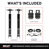 Air Lift Performance 09-13 Infiniti G37 / 09-20 Nissan 370z Rear Air Suspension Kit
