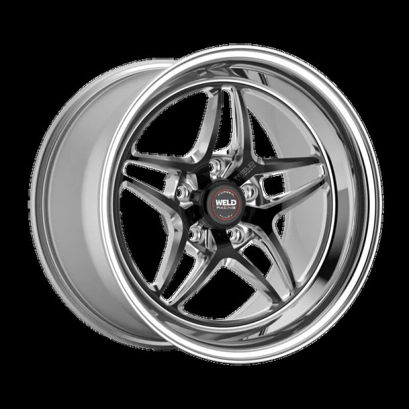 Weld S81 20X8.0 5X4.5 5.3BS (+20mm offset) BLACK 3.18 ID High Pad