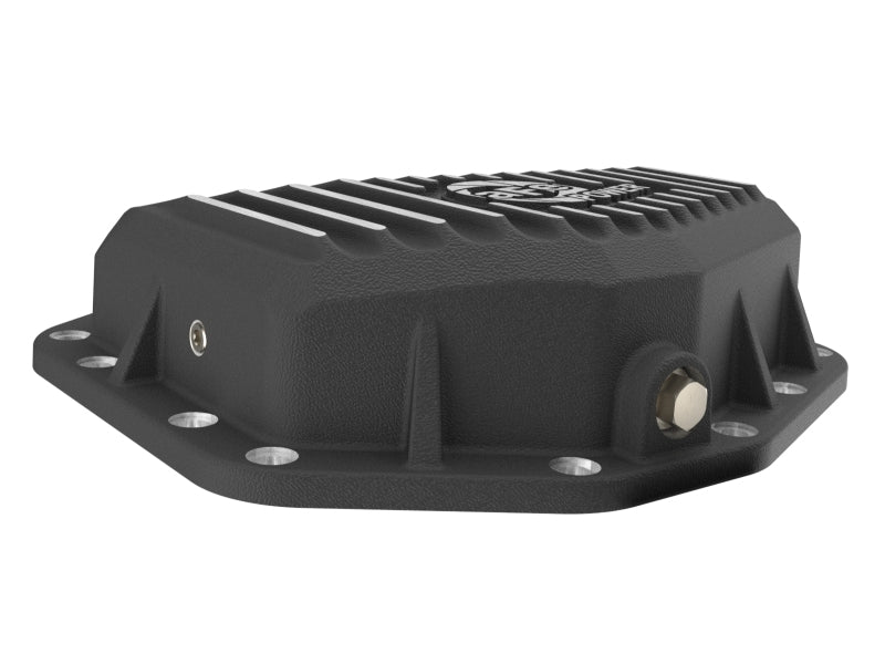 aFe Ford Bronco Raptor 22-25 V6-3.0L POWER Pro Series Rear Differential Cover Black w/ Machined Fins