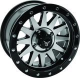 QuadBoss Wagon 14X7 - 5+2 - 4/110 - Black Machined