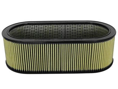 aFe MagnumFLOW Air Filters Round Racing PG7 A/F PG7 Oval Filter (18.13 x 7.25 x 6.0 w/EM)