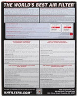 K&N Replacement Air Filter FORD FIESTA 1.3L-I4; 2002