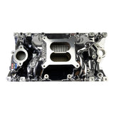 Edelbrock RPM Air-Gap Manifold for Small-Block Chevy Vortec - Chrome Plasma