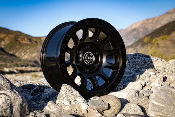 ICON Hulse 17 X 8.5 6 X 135 6mm Offset 5in BS Double Black