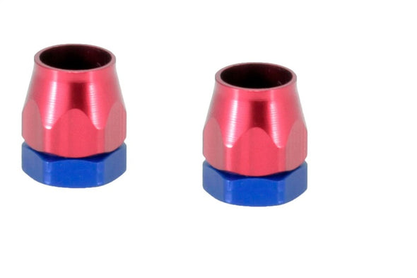 Spectre Magna-Clamp Hose Clamps 7/32in. (2 Pack) - Red/Blue