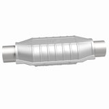 MagnaFlow Univ Cat Conv 2.25in Inlet/Outlet Ctr/Ctr Oval 12in Body L x 6.5in W x 16in Overall L