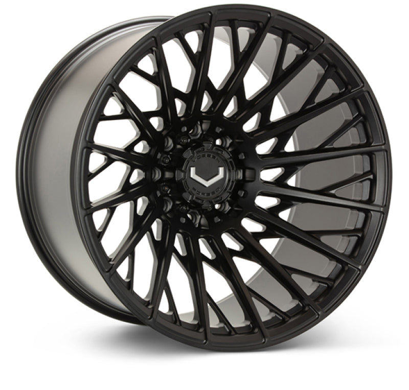 Vossen VFX-02T 20x10 - 8x180 - ET18 - Super Deep - 124.3 - Satin Black Wheel