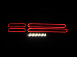 AlphaRex 23-25 Nissan Z Nova-Series Quad-Loop Style Prismatic LED Tail Lights - Alpha Black