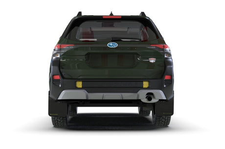 Rally Armor 2026 Subaru  Forester Wilderness Black UR Mud Flap w/Green Logo