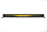 DV8 Offroad 20in Halo Elite Single Row Light Bar with Accent Light - White/Amber