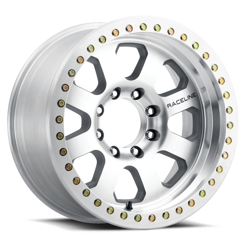 Raceline RT260N Avenger Machined 20x10in / 6X6.5 DBP BP / -25mm Offset / 108mm Bore - Machined