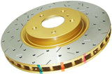 DBA 03-10 Pontiac Vibe Rear Rotor FWD Front 4000 Series Drilled & Slotted Rotor