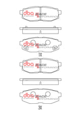 DBA 2012+ Subaru BRZ / 2012+ Toyota 86/GR 86 Rear RP Performance Brake Pads