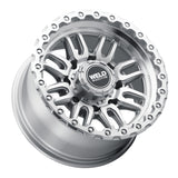 Weld Off-Road Swift 17x9in - 8x165.1 BP - ET-12 - 125.1mm CB - Gloss Silver Machined Wheel & Ring