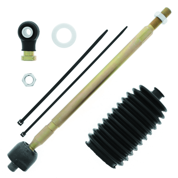 QuadBoss 10-14 Polaris Ranger 400 4x4 Steering Rack Tie Rod Assembly Kit - Left Inner & Outer