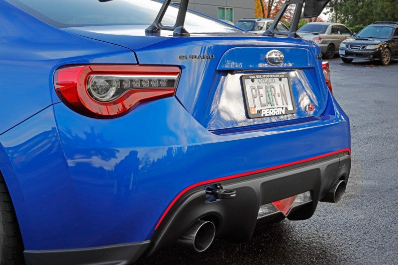 PERRIN 13-26 Subaru BRZ / 13-20 Scion FRS & Toyota 86 / 22-26 GR86 Tow Hook Kit (Rear) - Black