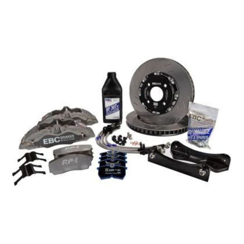 EBC Racing 92-00 BMW M3 E36 3.0L Anodized Apollo-4 Calipers 355mm Rotors Front Big Brake Kit