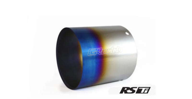 GReddy Burnt Titanium Tip (105mm Dia/150mm Length) for Revolution RS/RS-TI/RS-Race